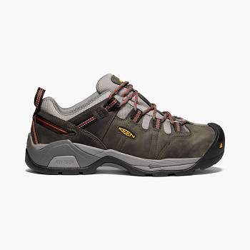 KEEN Férfi Detroit XT Internal Met Munkavédelmi Cipő Sötét Barna